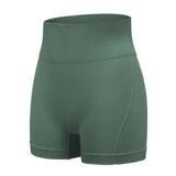 Waist Women Shorts Fitness Sports Shorts Summer Jogging Female Casual Skinny Soft Elastic Stretch Solid Color Biker