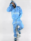 Gothic Printed Hoodie Personality High-End Tide Brand Loose Men's And Women's Sweater