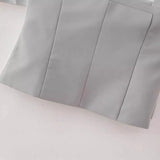 New Spring Style Solid Color Slim Collar Blouse