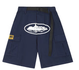 Style Alcatraz Printing Work Clothes Leisure Shorts High Street Leisure Multi-Pocket Men's And Women's