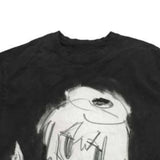 Harajuku Cartoon Dark Angel Print Tshirts Women Kawaii Y2k Aesthetic Black Tees Grunge Casual Loose E-girl T-Shirt