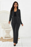 Color Zhigong Business Wear Women's Sexy Two-piece