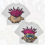 Printing Of Men's T-Shirt Blutosatire Billdog Cotton Oversized