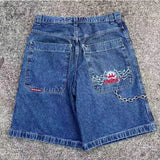 Shorts Y2K Hip Hop 2023 Original Gothic Pocket Baggy Jeans Shorts