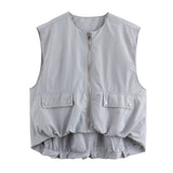 Summer New Loose Casual Cardigan Women's Vest Vest