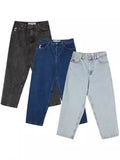 Clothes Polar Boy Jeans Y2K Hip-Hop Gothic Cartoon Embroidery Blue