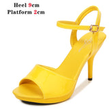 2021 Model Shoes Women Sexy Catwalk Shoes Sandals 9 13 15 17 20 CM High Heels Platform Sandals Girls Shoe Party Club Drop