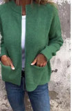 2025 Explosion Fashion Casual Collar Zipper Jacket Loose Pocket Jacket