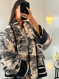 Double Pocket Cotton Coat Women's 2025 Autumn And Winter Cotton Jacket 6NS