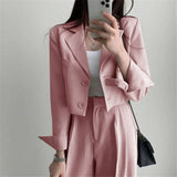 Zingj Suit Jacket Female 2024 Spring And Autumn Small Korean Fried Street New Version Of Casual Suit Jacket