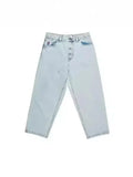 Clothes Polar Boy Jeans Y2K Hip-Hop Gothic Cartoon Embroidery Blue