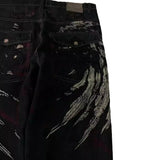 Street Clothing Jeans Y2K Pants Hip-Hop Embroidered Jeans Loose Jeans