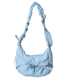 Aesthetic Bow Knot Stitching Shoulder BagOutfit