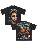 Pattern Retro Style Original Gothic Hip Hop Animation Printing Oversized T-Shirt Loose Casual Short Sleeves For Men And