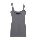 Autumn Lace Decorated Short Suspender Dress