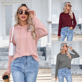Zingj Women's Station Hot Style Autumn And Winter Knit Hoodie