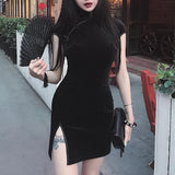 New Slim, High-Waisted Cheongsam Dress, Improved Winter Skirt, Vintage Dress, Ladies'