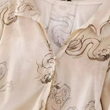 New Print Loose Version Casual Shirt