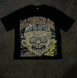 Cartoon Graphic T-Shirt Soho Mortar Goth Super T-Shirt Couple Y2k Top Korean Goth Men's