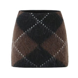 Women's Clothing 2025 Autumn And Winter Tsets Knitted Knitted Top + Knitted Half-Dress Suit