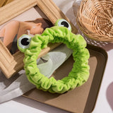 New OMG Letter Coral Fleece Wash Face Bow Hairbands For Women Girls Headbands Headwear Hair Bands Turban Hair