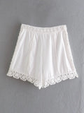 Crochet Knitted Shirt Crochet Shorts In