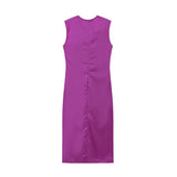 New Three-Colored Fascling V-Neck Wrinkles