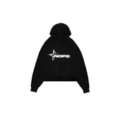 High Street Tide Card Letter Printed Sweaters Set For Men And Women Hip Hop Street Loose Hooded
