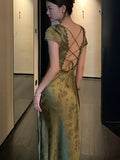 New Summer Elegant Women Bodycon Bandge Midi Dress Vestidos Female Vintage Slim