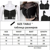 SUCHCUTE Gothic Bandage Women Tank Tops Vintage Lace Patchwork Female Crop Top Streetwear Backless Party Outfits 2022
