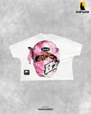 Original Sufu Ancient Animation Head Printed Graphics T-Shirt Y2k Blouse Street Oversized T-Shirt Gothic Animation Short Sleeves 211-1-Outfit