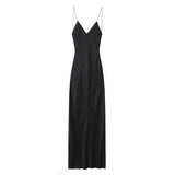 New Silk Satin Texture Lingerie Sexy Dress