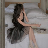 Women Summer Midi Dress Spaghetti Strap Sexy A Line Elegant Party Slim One Piece Clothes