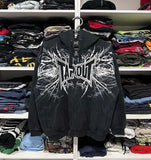 Zipper Hoodie Vintage Street Hip-Hop Loose Printing Spring And Autumn
