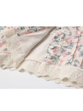 New Floral Print Suspender Top Women 2022 Sexy Bodycon Crop Tops Y2K Vintage Sleeveless Off Shoulder Casual Cute