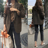 Spring And Summer New Korean Suit Slim Full-Sleeved Suit Women's Jacket Leisure Fashion Business