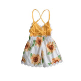 Girl Clothes Infant Baby Girl Sets Letter Romper+Flower Print Pants+Hairband Baby Girl Outfits 0-24M Baby Ensemble