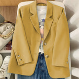 Zingj Jacket Female Spring New Korean Version Classic Two Buckle Temperament Orange Loose Casual Web Celebrity Small Suit