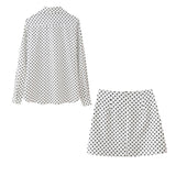 New Wave Spot Printed Shirt 2328125 Miniskirt