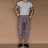 Lace-up Zipper Little feet Pants For Men Drawstring Mid Waist Pants 2021 Autumn Casual Men Slim Knitted Cropped