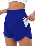 Women's Sports Shorts Quick-Dry Loose Leisure High-Waist Side Zipper Fitness Yoga Three-Point