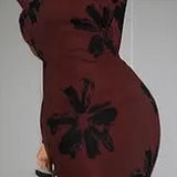 Summer Women's Short Skirt Print Beach Chiffon Silk Scarf Hanging Half-Dress