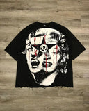 Men's T-Shirts Oversized Graphics Gothic Harajuku Short-Sleeved Men's T-Shirts Y2k Top