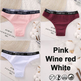 Brazilian Panties Cotton Women's Underwear Sexy Suitable Female Underpants Briefs Thong Girl Solid Color Finetoo
