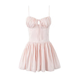 New Autumn Style Lace Trim Mini Suspender Dress Princess