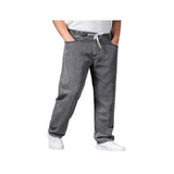 Big Size Autumn Big Leg Jeans Straight Leg Loose Pants Wide Legs-Outfit