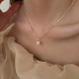 Square Shell NecklaceOutfit