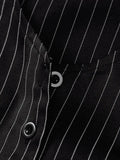 Pinstripe Detail Two Piece Set- Outfit