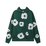 Tears Kanye The Same Style Foam Kapok High Street Loose Hooded Sweater Leisure Pants Suit