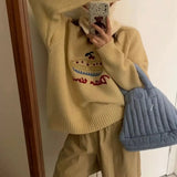 Fruit Cake Jacquard Knit Pullover- Outfit